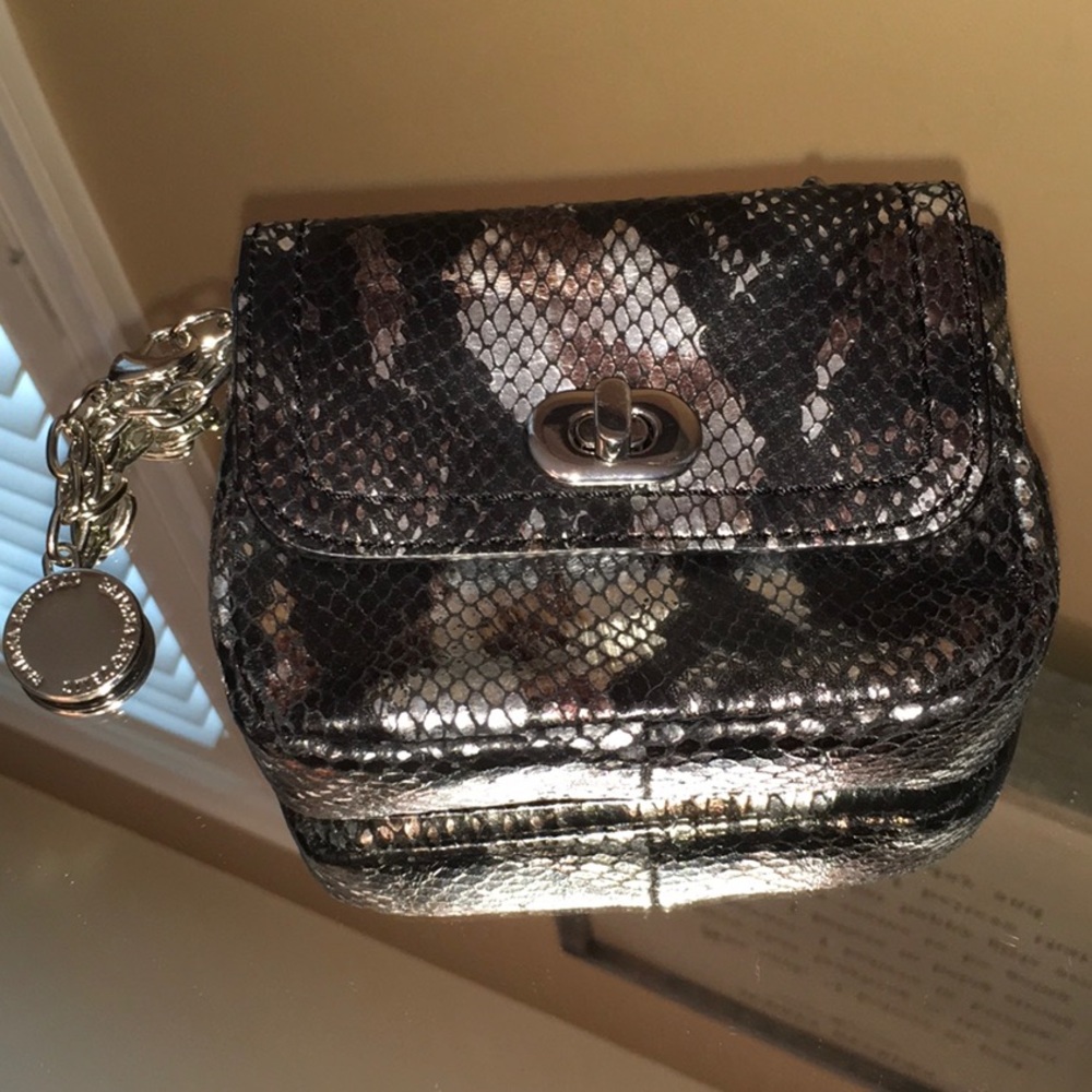 Banana Republic Metallic Snakeskin Crossbody